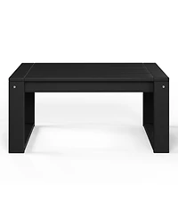 Modern Outdoor Hdpe Rectangle Patio Coffee Table