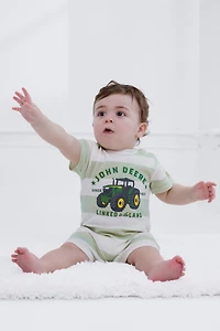 John Deere Baby Boys Romper