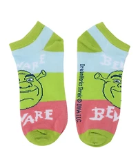 Shrek Women's Friends 5-Pair Ankle Socks-osfa