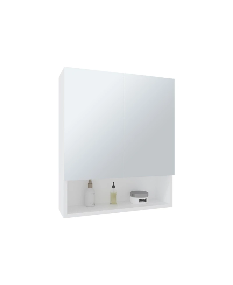 Colfax Medicine Cabinet, 2 Doors, 3 Shelves, 1 Mirror, White