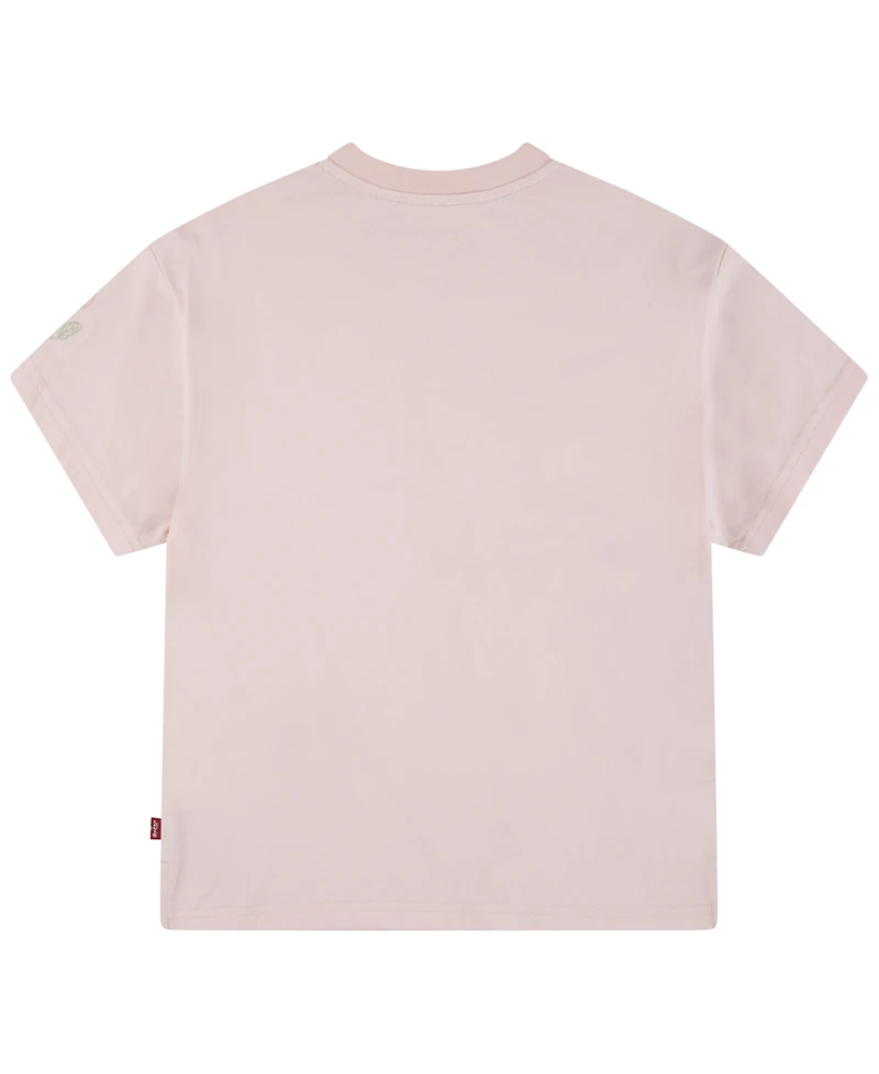 Levi's Big Girls Oversized Floral Embroidery T-Shirt
