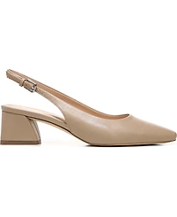 Franco Sarto Women's Jacer Snip Toe Block Heel Slingback Pumps