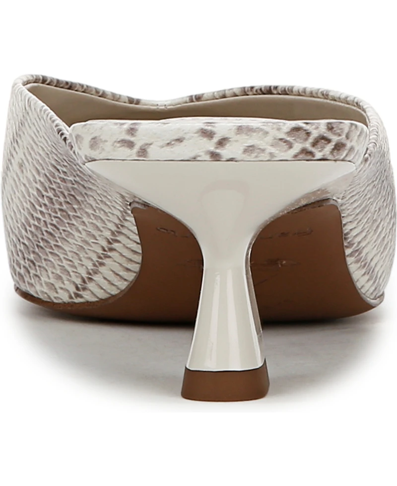 Franco Sarto Women's Jayda Pointed Toe Kitten Heel Mules