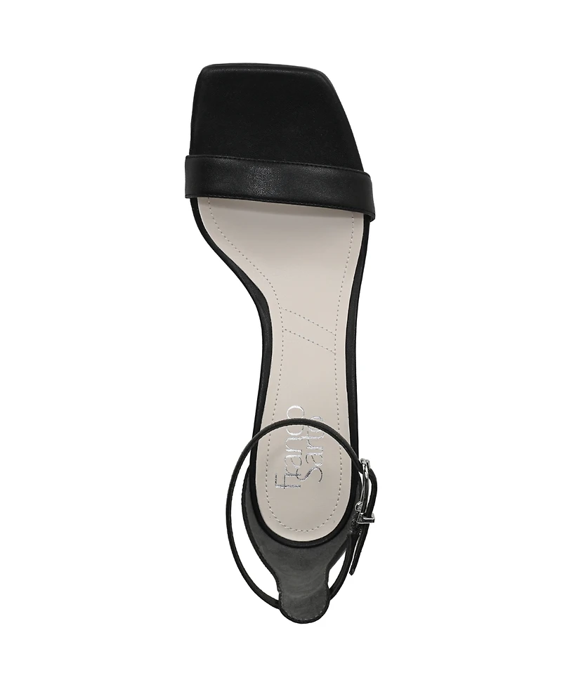Franco Sarto Women's Sadie Open Square Toe Strappy Dress Sandals