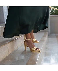 Alterre Women's Gold Marilyn Customizable Platform