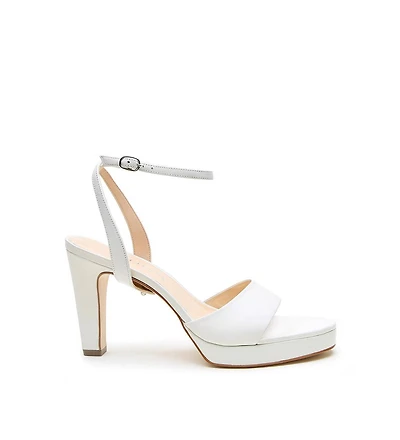 Alterre Women's White Marilyn Customizable Bridal Platforms