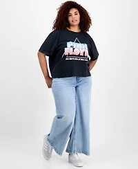 Grayson Threads, The Label Trendy Plus Pink Floyd Cropped Tee