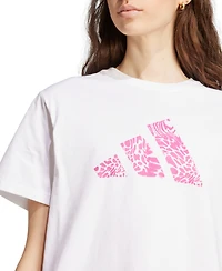 adidas Women's Camouflages Graphic Cotton T-Shirt