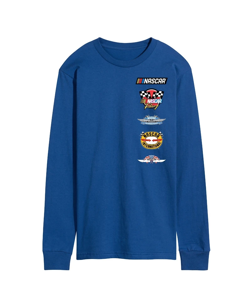 Airwaves Men's Nascar Logo Long Sleeve T-Shirt
