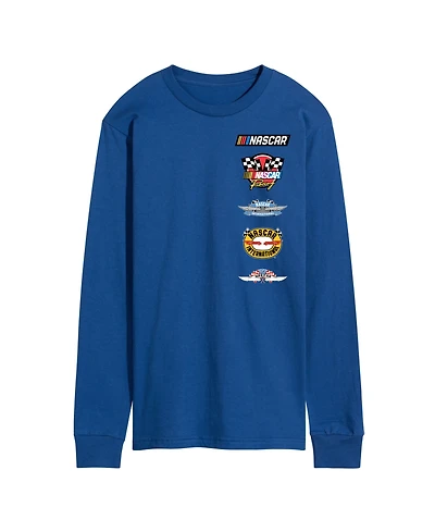 Airwaves Men's Nascar Logo Long Sleeve T-Shirt