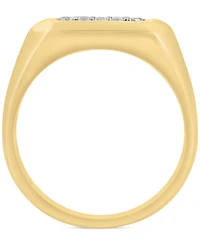 Effy Men's Diamond Rectangular Cluster Ring (1/4 ct. t.w.) in 14k Gold