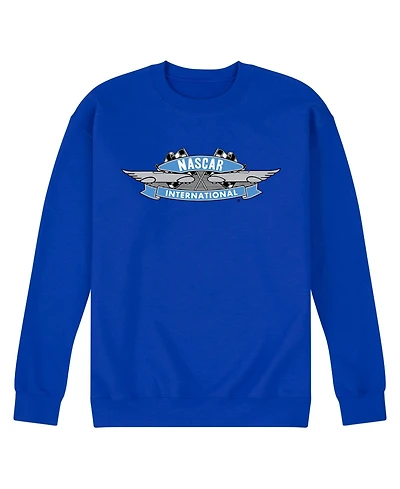 Airwaves Men's Nascar Logo Long Sleeve Fleece T-Shirt