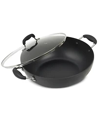 Sedona Kitchen 12.5" Hard-Anodized Nonstick Wok & Lid