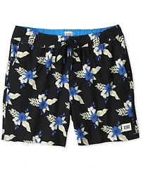 Scotch & Soda Men's Midnight Garden Floral Swim Trunks