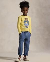 Polo Ralph Lauren Toddler and Little Girls Reverse-Sateen Pants