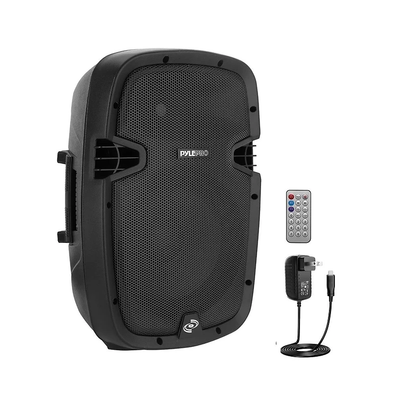 SereneLife 10-Inch Bluetooth Pa Speaker System with Usb, Fm Radio & Recording, 700W