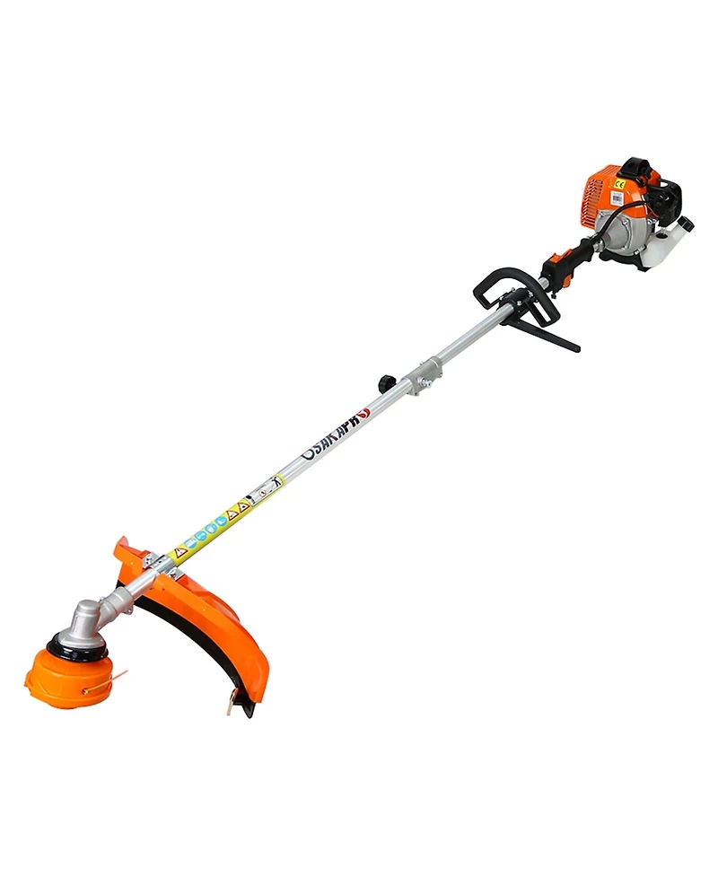4 in 1 Multi-Functional Trimming Tool, 56CC 2-Cycle Garden Tool System with Gas Pole Saw, Hedge Trimmer, Grass Trimmer, and Brush Cutter Epa Compliant