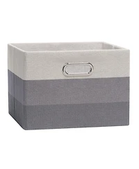 Lambs & Ivy Gray Ombre Foldable/Collapsible Storage Bin/Basket- 2 Pack