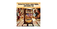 Quokka Usa History & Personality Board Card Game - Istoria 500 Cards - Educational Games for Kids 15+ and Adults