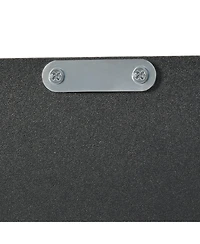 Tall Bathroom Corner Cabinet, Freestanding Storage Cabinet with Doors and Adjustable Shelves, Mdf Board, Black