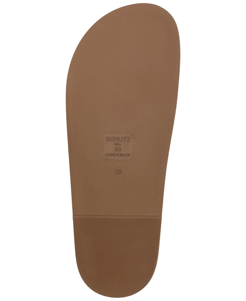 Schutz Women's Azzy Sporty Round Toe Flat Sandals