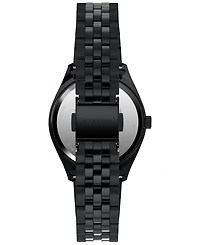 Timex Men's Quartz Analog Black Stainless Steel Watch, 36mm