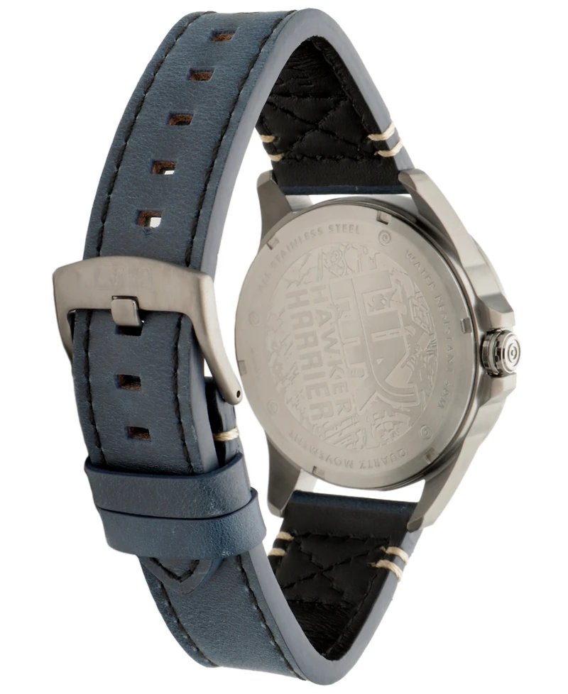 Avi-8 Men's Hawker Harrier Farley Multifunction Leather Strap Watch