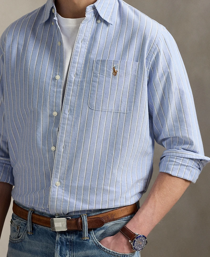 Polo Ralph Lauren Men's Classic-Fit Striped Oxford Shirt