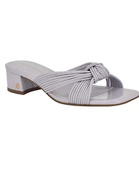 Tommy Hilfiger Women's Philie Knotted Crisscross Block Heel Sandals