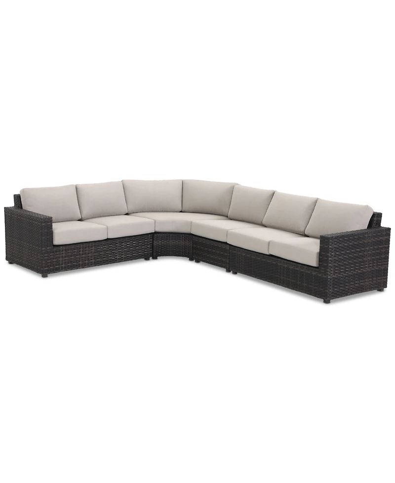 Ember Outdoor 4pc Sectional, Created for Macy's