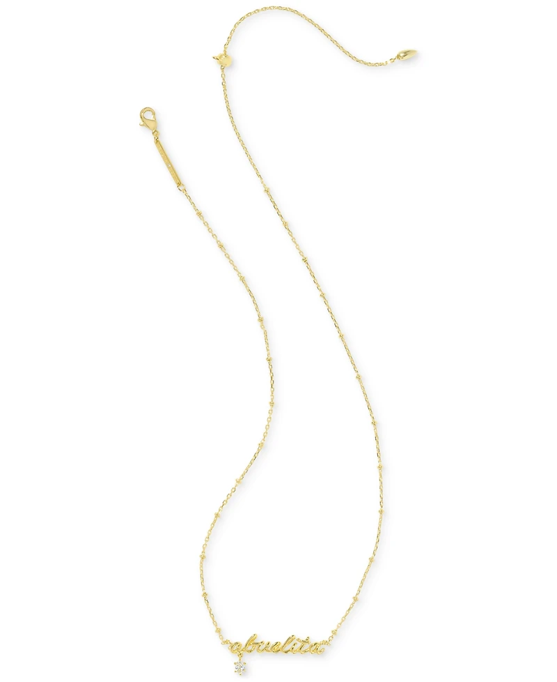 Kendra Scott 14k Gold-Plated Crystal Abuelita 19" Adjustable Pendant Necklace