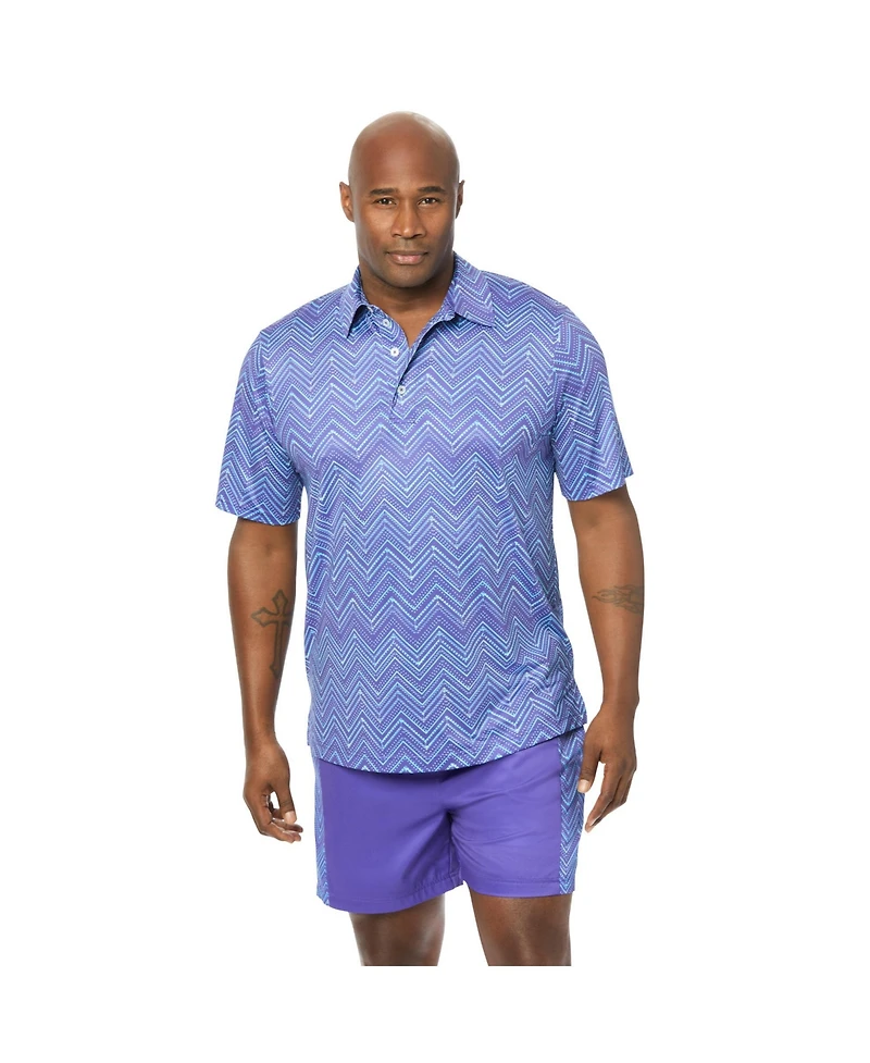 KingSize Men's Stretch Performance Polo