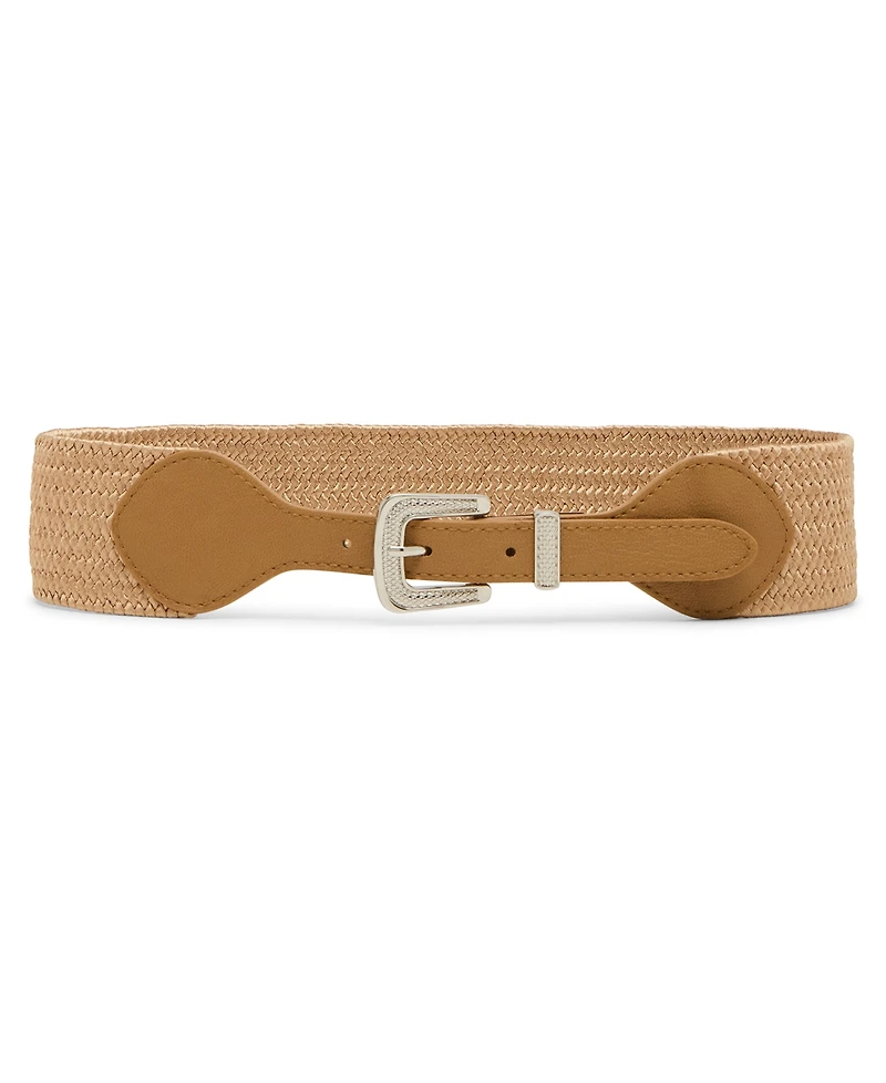 Steve Madden Woven Stretch Buckle Belt
