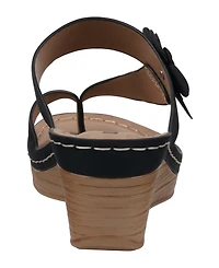 Gc Shoes Women's Taryn Floral Wedge Sandals