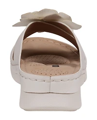 Gc Shoes Women's Claire Flower Rosette Comfort Sandals