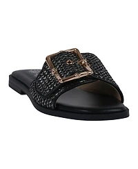 Gc Shoes Women's Indie Woven Buckle Flat Sandals