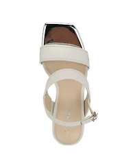 Calvin Klein Women's Amour Double Band Slingback Stiletto Sandals