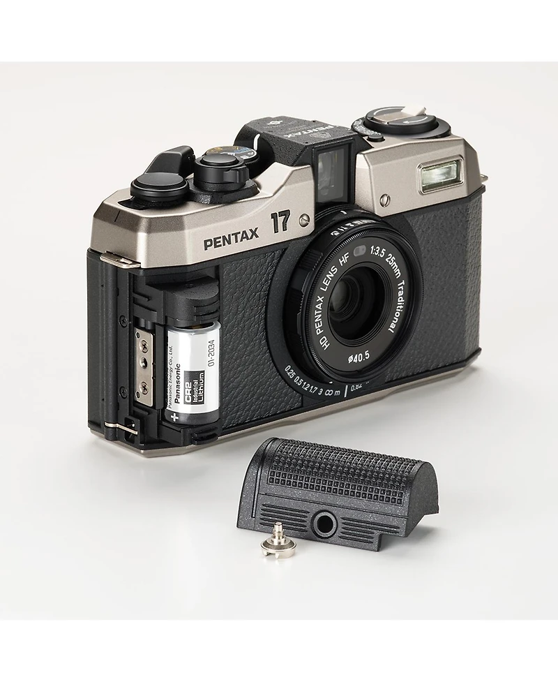Pentax 17 Film Camera, Dark Silver