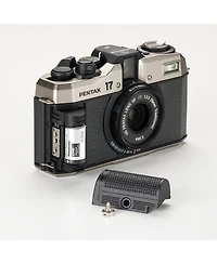 Pentax 17 Film Camera, Dark Silver