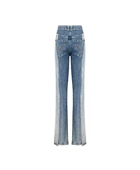 Pcfg Women's Free Heaven Inside Out Blue Jeans