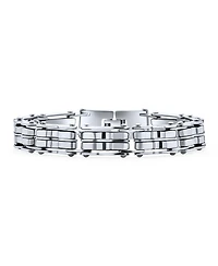 Bling Jewelry Heavy Bicycle Chain Bike Link Bracelet Stainless Steel