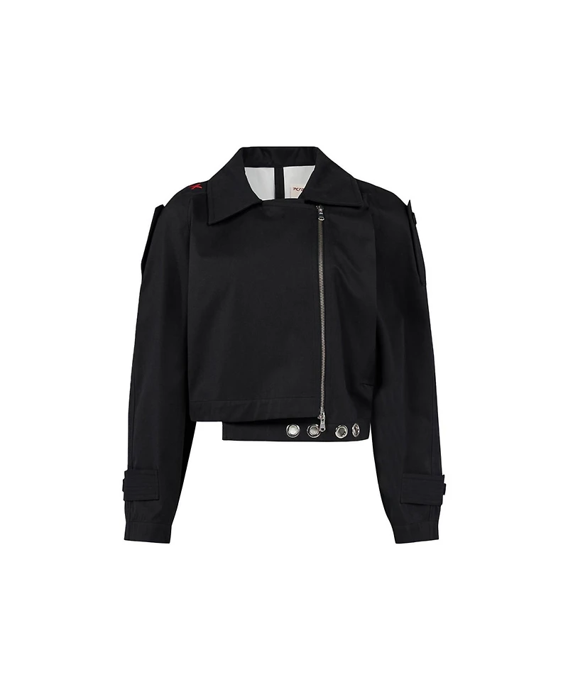 Pcfg Women's Free Heaven Cropped Trenchcoat