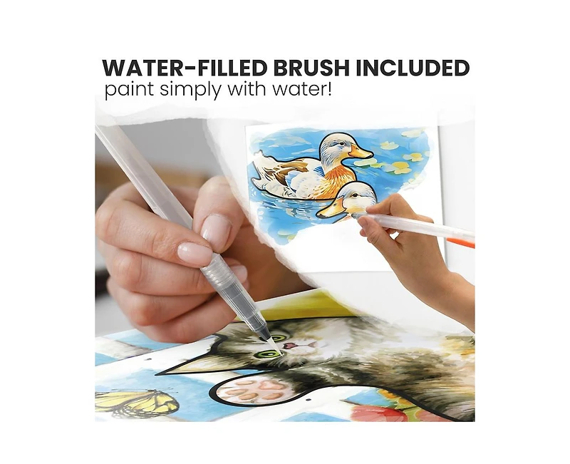 Quokka 10PACK Water Painting Dementia Activities for Seniors - Alzheimers Products