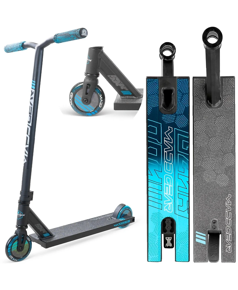 Pro Stunt Scooter for Kids Ages 8 - 12 – Lightweight Durable Trick Scooter for Skatepark and Street – Madd Gear MG3