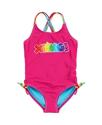 Xomg Pop! Little Girls One Piece Bathing Suit