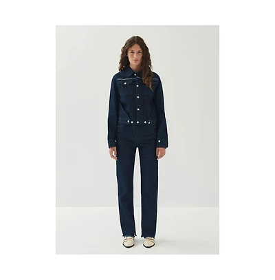 Alohas Women's Sand Indigo Denim Jacket
