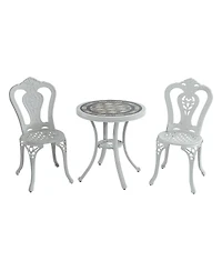 Patio Bistro Set of 3 Outdoor Bistro Set Outdoor Dining Table with 2 Chairs Patio Table and Chair Patio Furniture