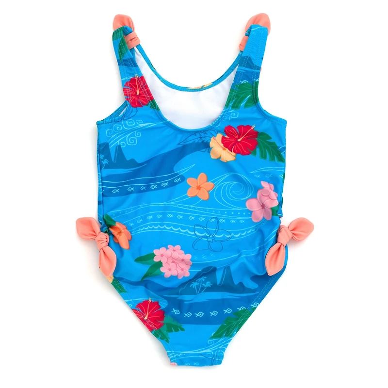 Moana Toddler Girls Disney Upf 50+ One Piece Bathing Suit