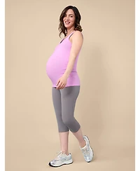 Motherhood Maternity Over the Belly Active Capri Legging