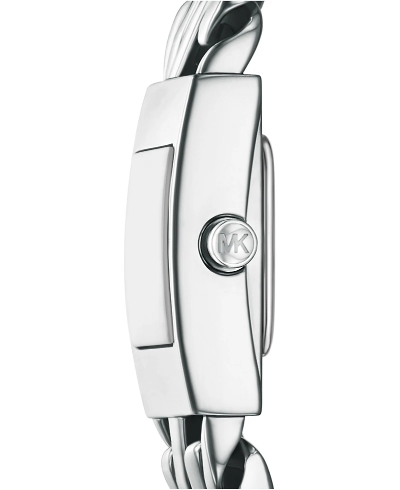 Michael Kors Women's Darrington Silver-Tone Stainless Steel Watch, 14mm
